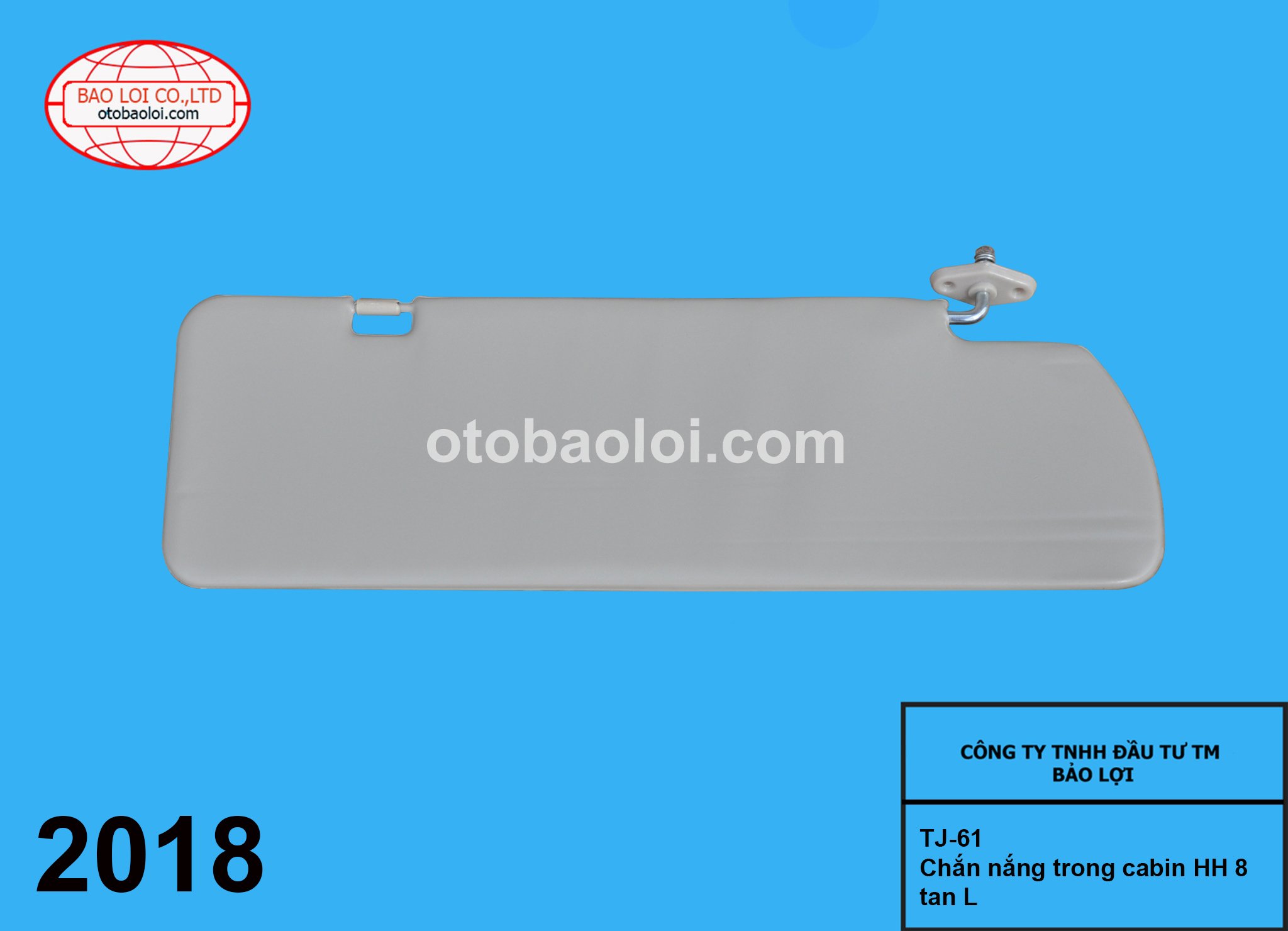 Chắn nắng trong cabin HH 8 tan L