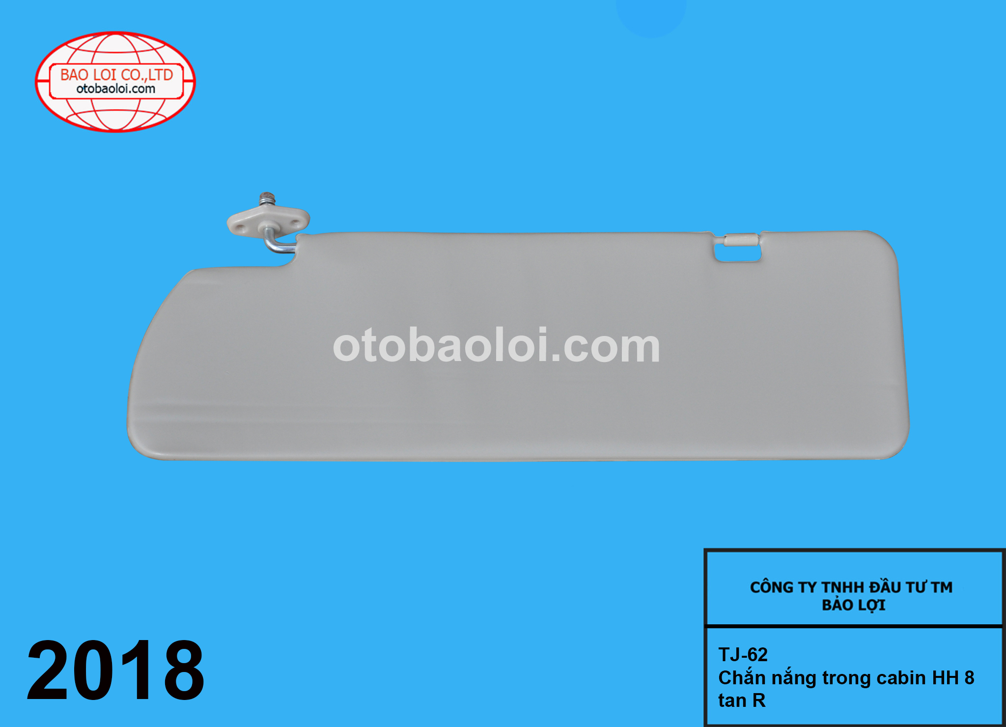 Chắn nắng trong cabin HH 8 tan R