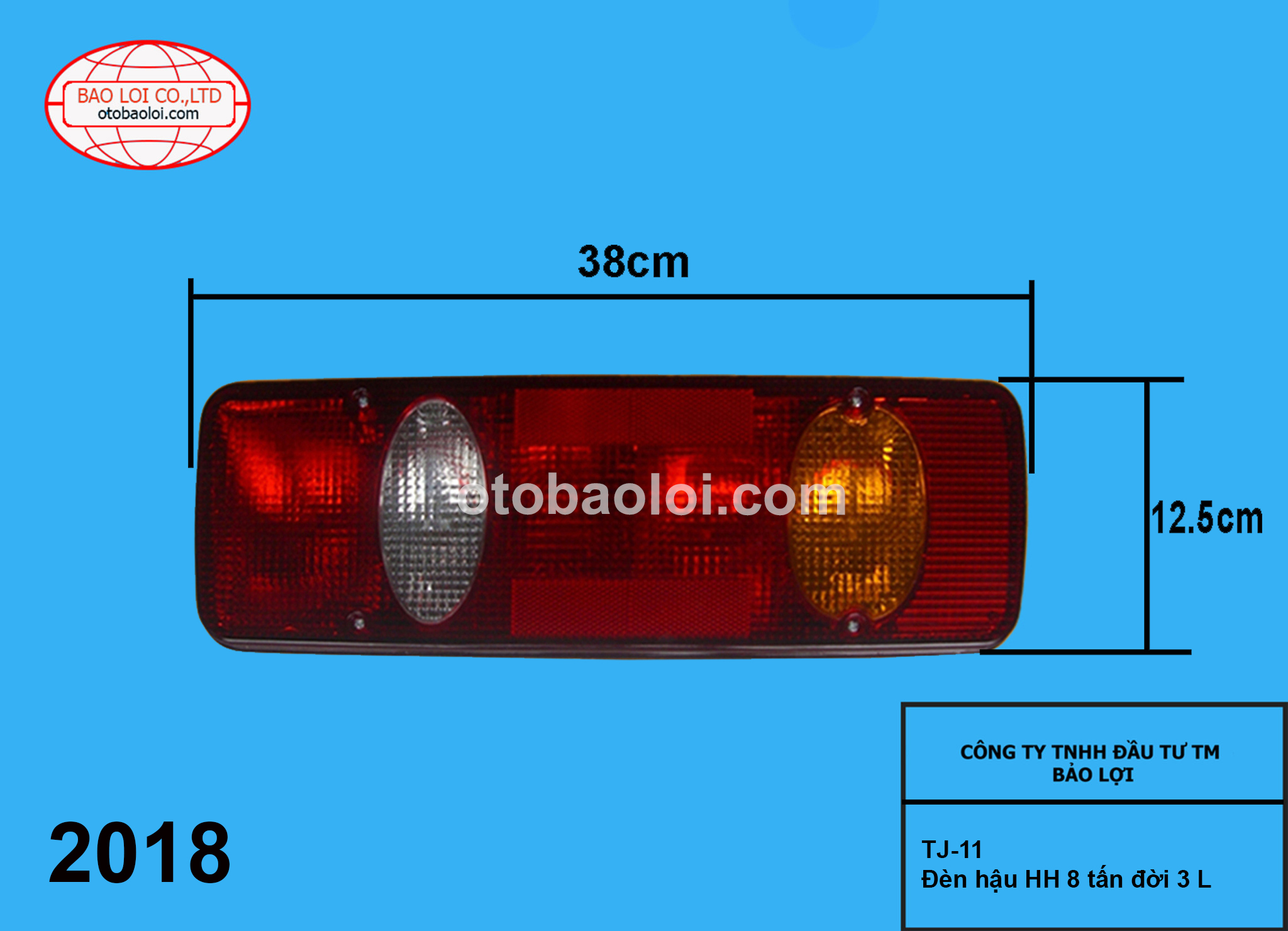 Đèn hậu HH 8 tấn đời 3 L