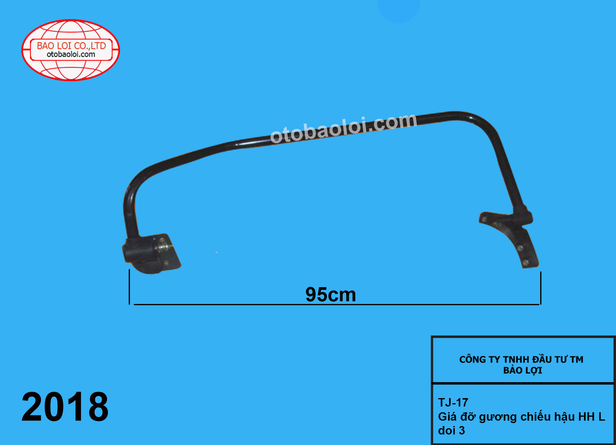 Giá đỡ gương chiếu hậu L doi 3