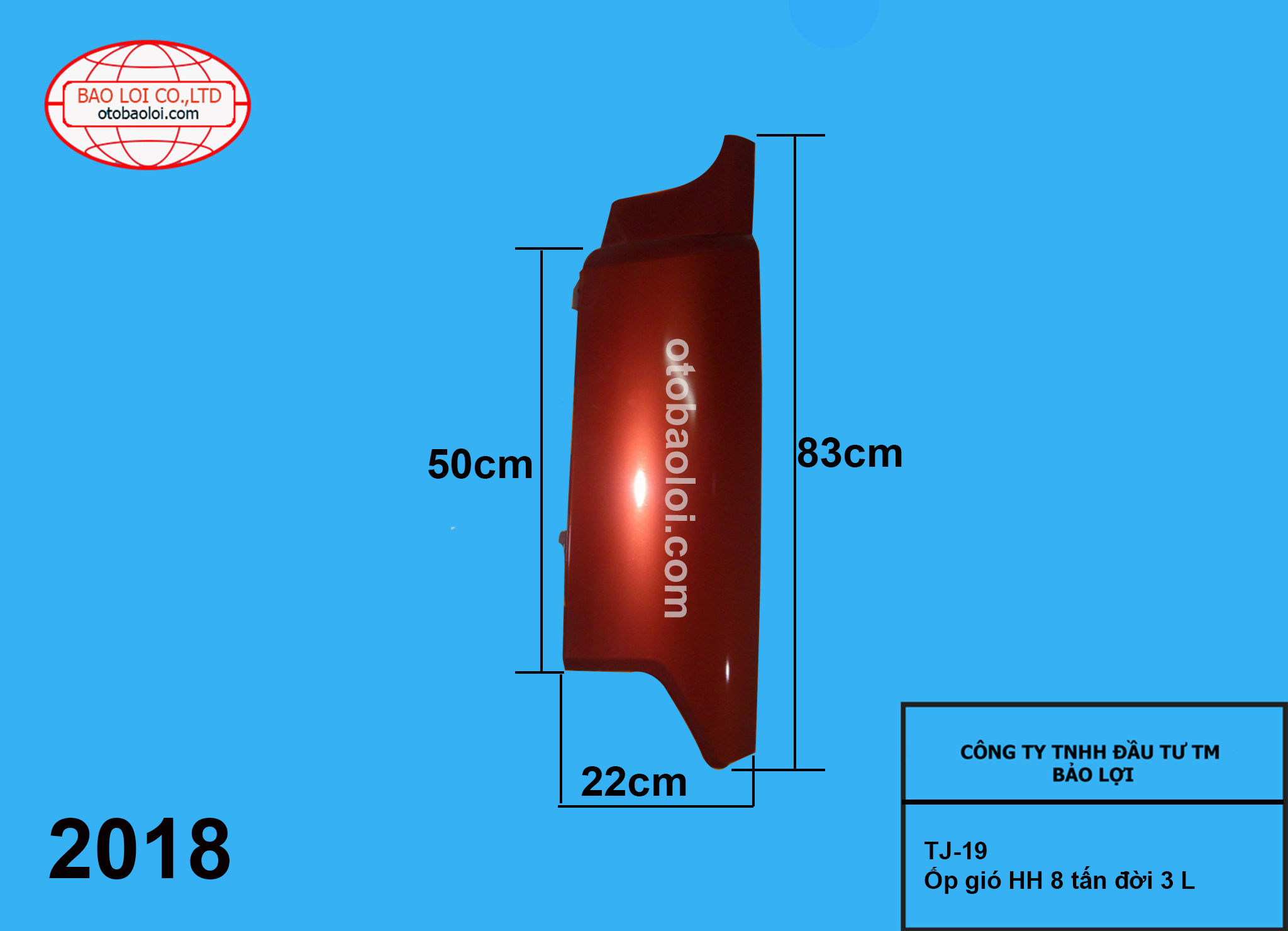Ốp gió HH 8 tấn đời 3 L