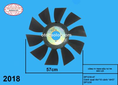 Cánh quạt 4lo*10 cánh *d=57 DF1230