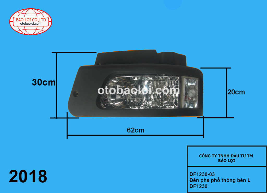 Đèn pha phổ thông bên L DF1230
