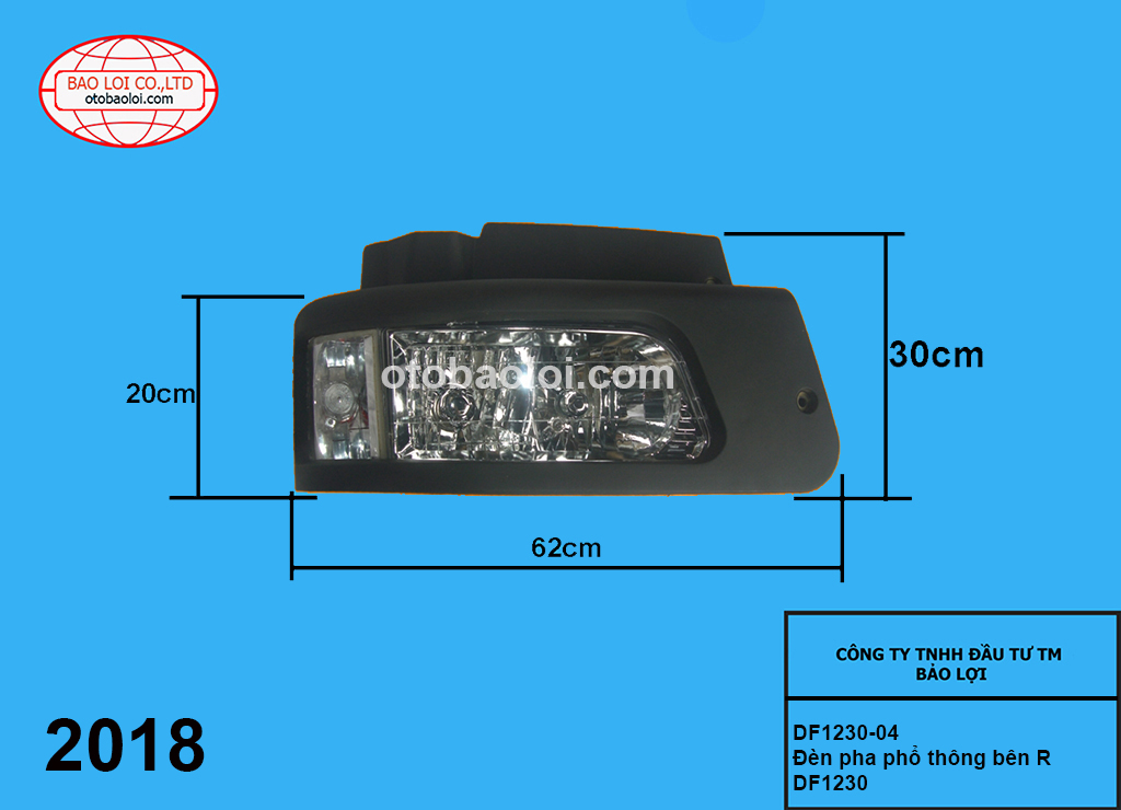 Đèn pha phổ thông bên R DF1230