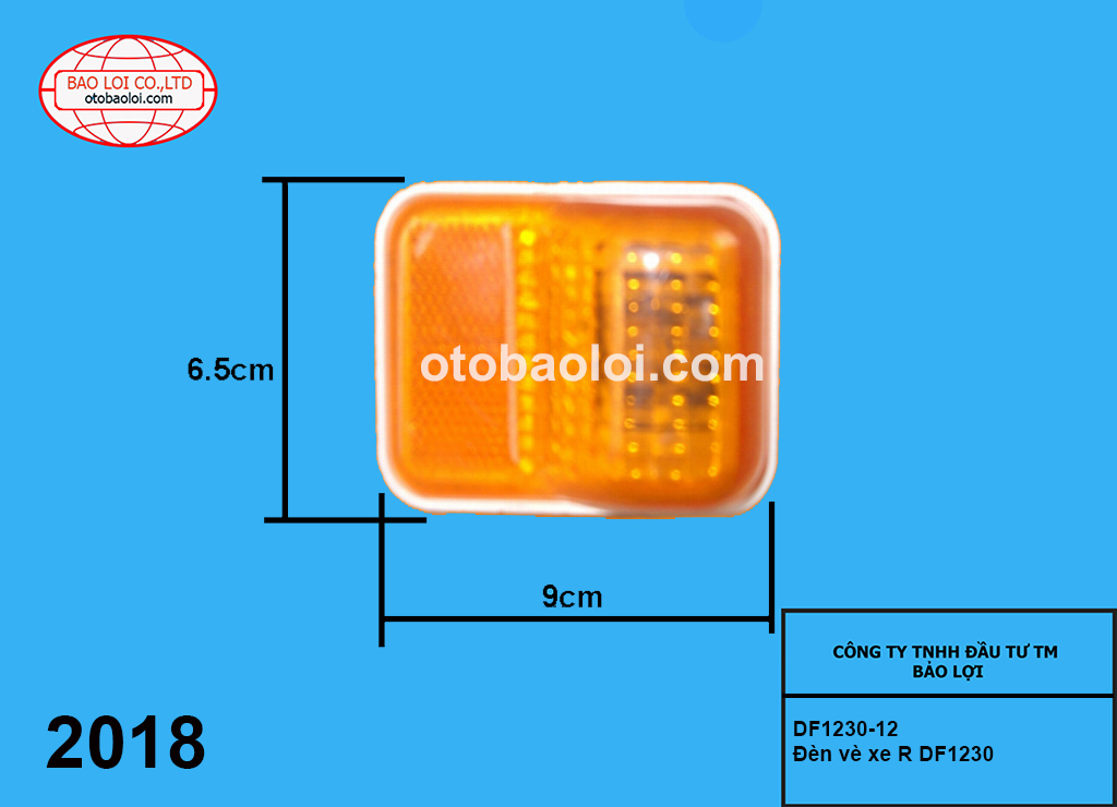 Đèn vè xe R DF1230