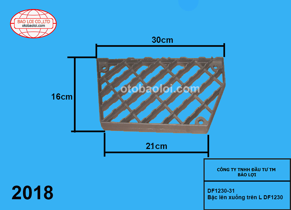 Bậc lên xuống trên L DF1230