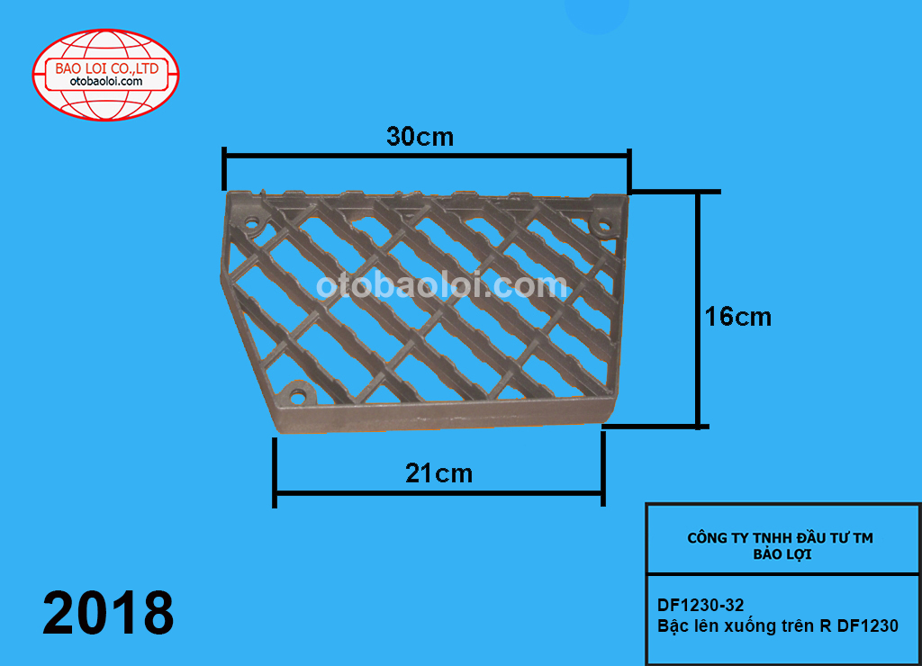 Bậc lên xuống trên R DF1230