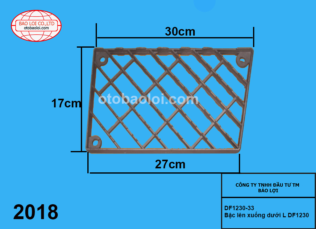Bậc lên xuống dưới L DF1230