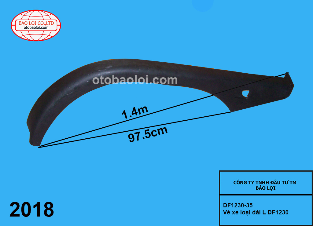 Vè xe loại dài L DF1230