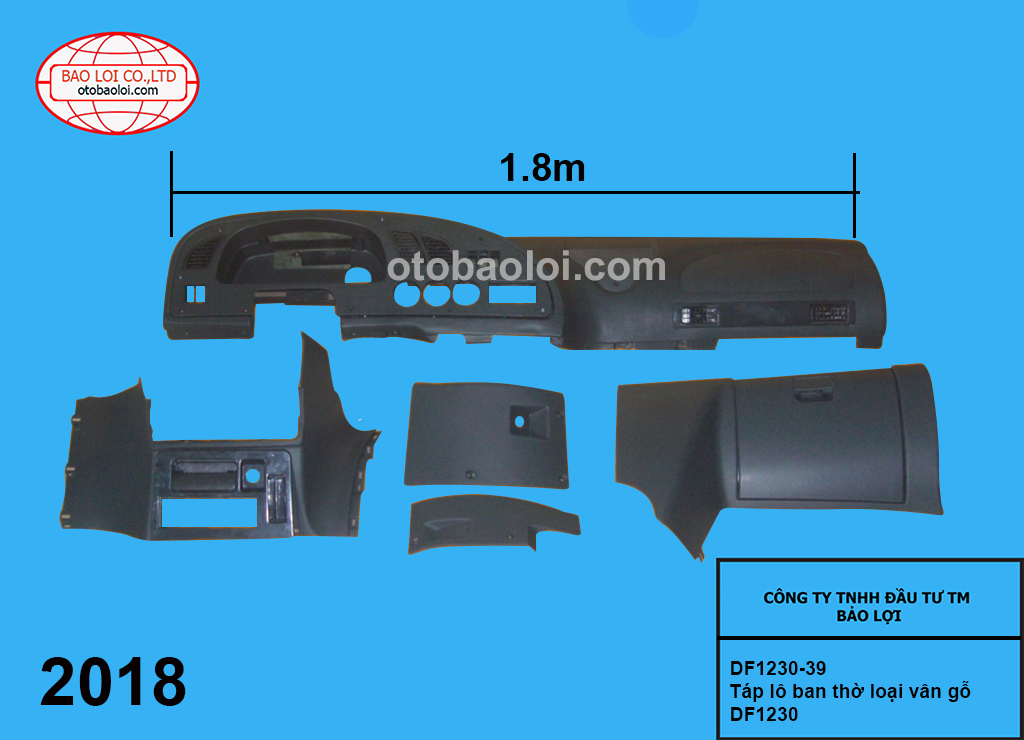 Táp lô ban thờ loại vân gỗ DF1230