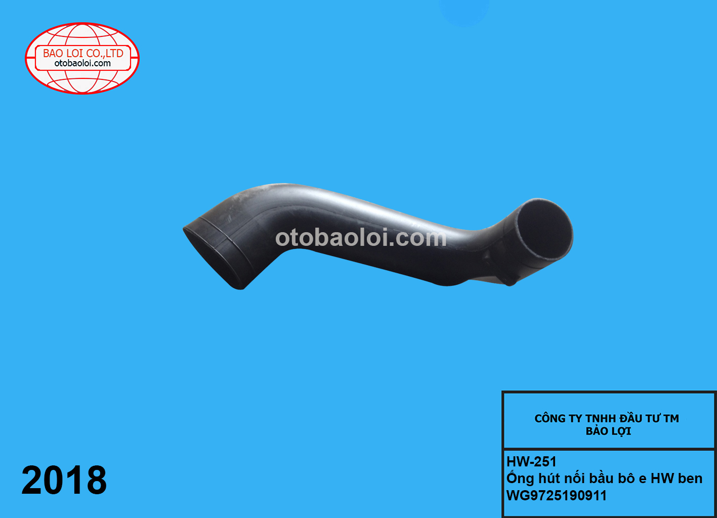 Ống hút nối bầu bô e HW ben WG9725190911