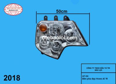 Đèn pha đẹp Howo A7  R (mặt trắng)