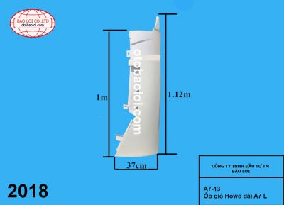 Ốp gió Howo dài  A7 L