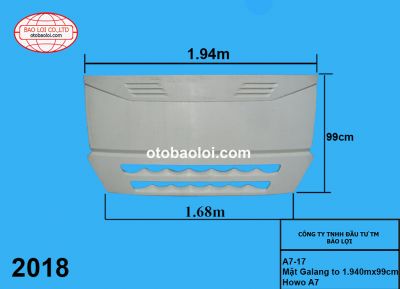 Mặt Galang to 1.940m x 99cm Howo A7