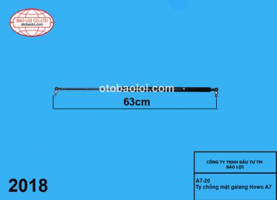 Ty chống mặt galang Howo A7