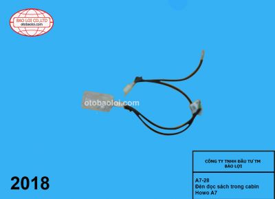 Đèn đọc sách trong cabin Howo A7