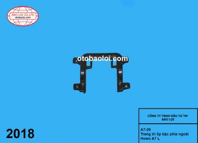 Trang trí ốp bậc phía ngoài Howo A7 L