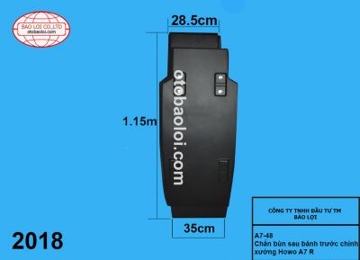 Chắn bùn sau bánh trước chính xưởng Howo A7 R