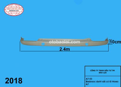 Badosoc dưới sắt có lỗ Howo A7(loai nhe 12kg)
