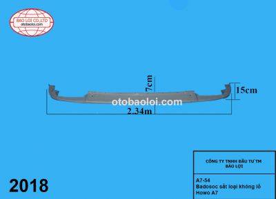 Badosoc sắt loại không lỗ Howo A7