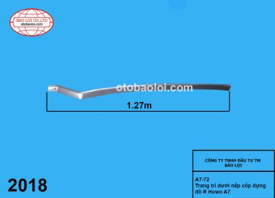 Trang trí dưới nắp cốp đựng đồ  R Howo A7