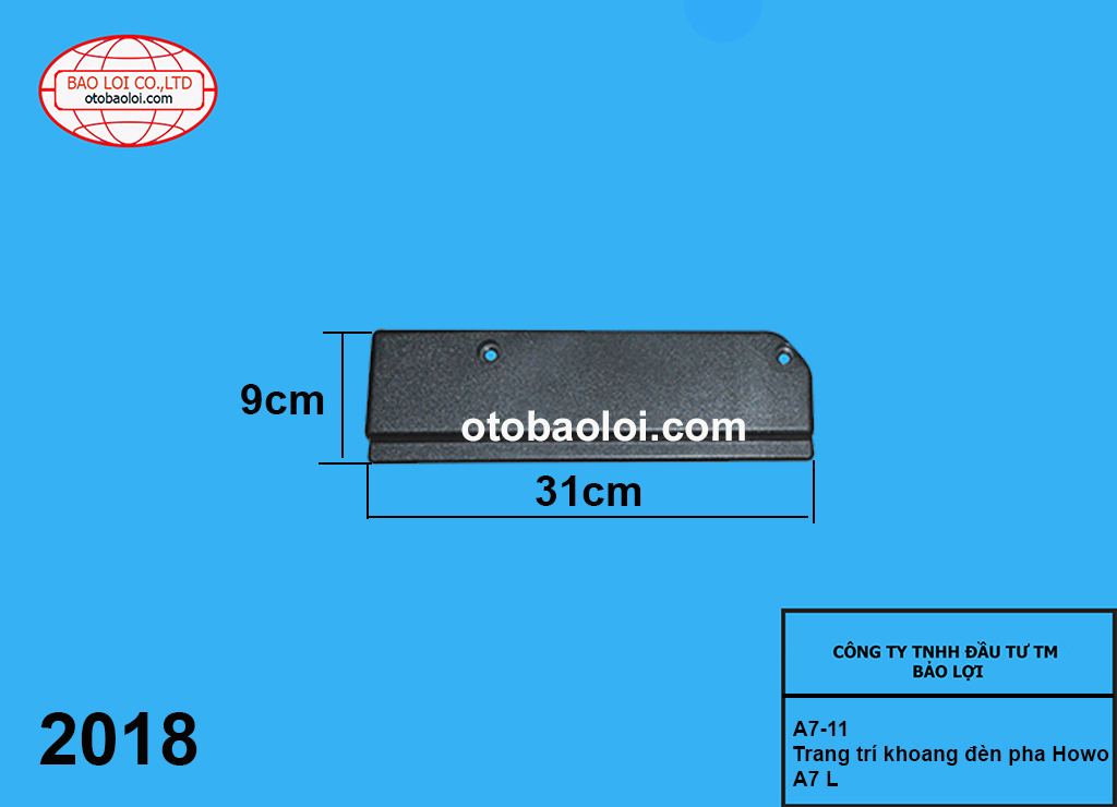 Trang trí khoang đèn pha Howo A7 L
