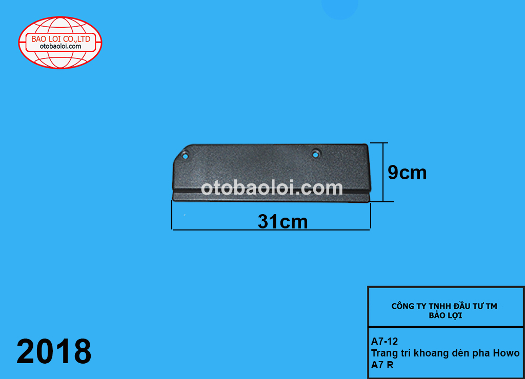 Trang trí khoang đèn pha Howo A7 R