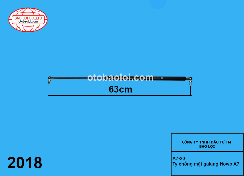 Ty chống mặt galang Howo A7