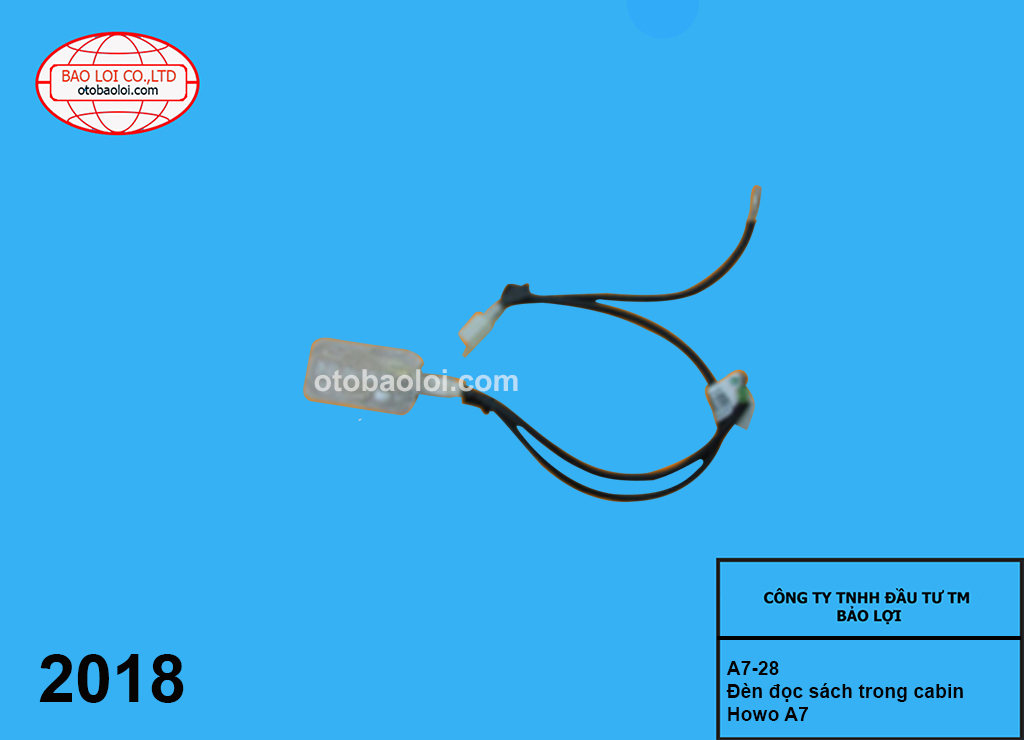 Đèn đọc sách trong cabin Howo A7