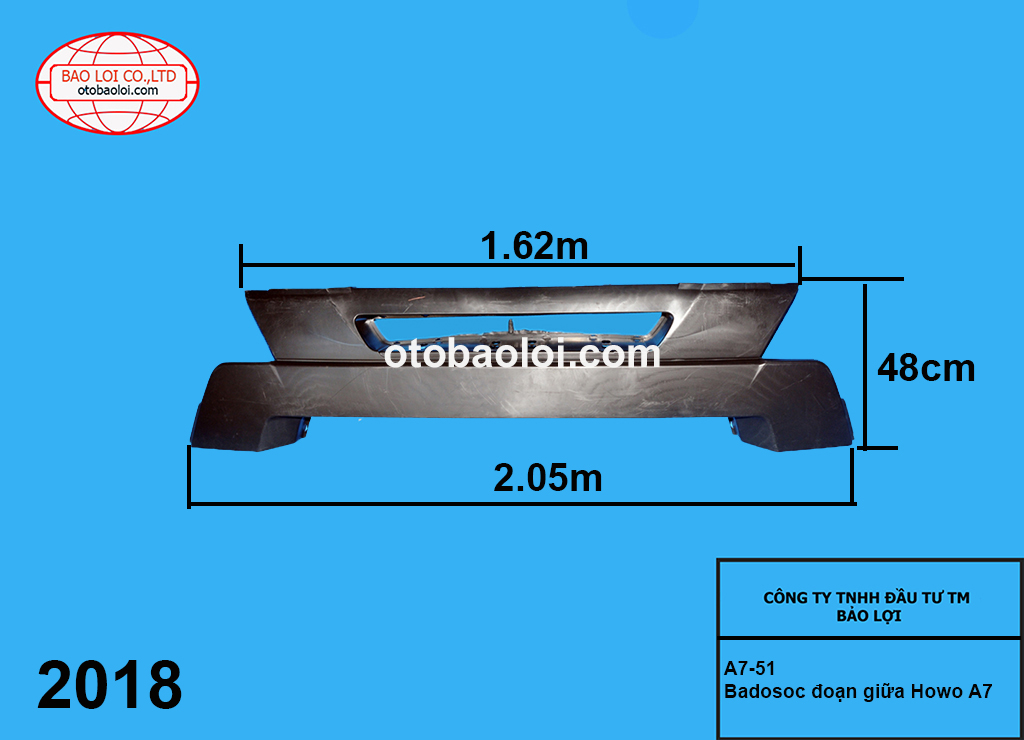 Badosoc đoạn giữa Howo A7