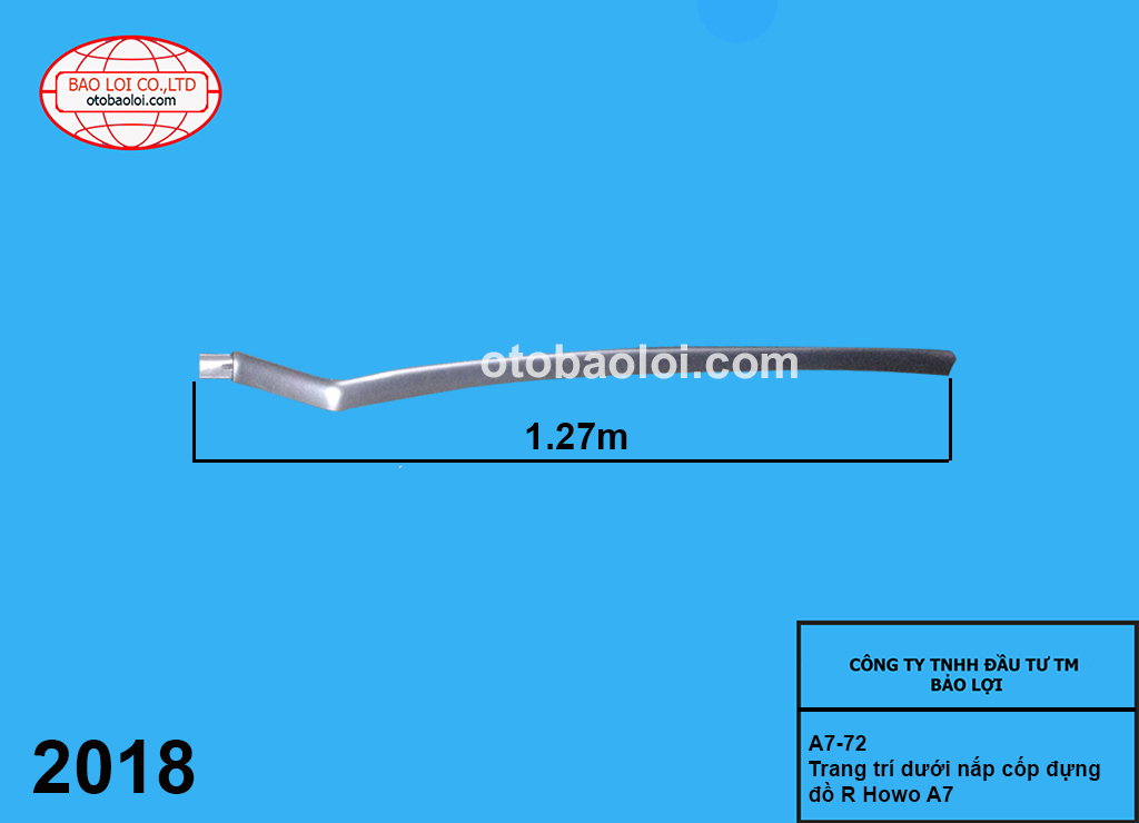 Trang trí dưới nắp cốp đựng đồ  R Howo A7