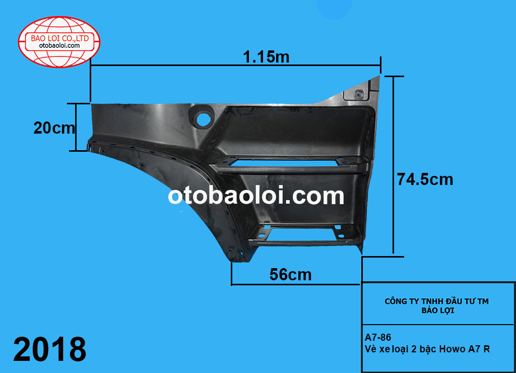 Vè xe loại 2 bậc Howo A7 R
