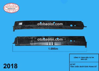 Tấm chắn dưới kính Howo A7