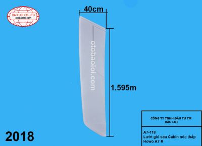 Lướt gió sau Cabin nóc thấp Howo A7 R