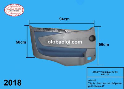 Táp ly cánh cửa nóc thấp màu ghi  L Howo A7