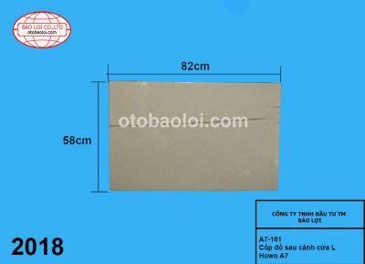 Cốp đồ sau cánh cửa L Howo A7