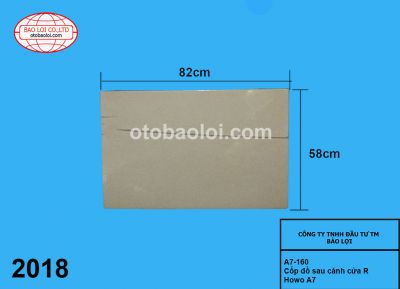 Cốp đồ sau cánh cửa R Howo A7