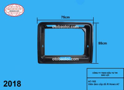 Viền đen cốp đồ R Howo A7