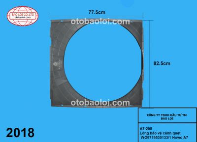 Lồng bảo vệ cánh quạt WG9719530133/1 Howo A7