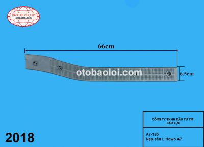 Nẹp sàn L Howo A7