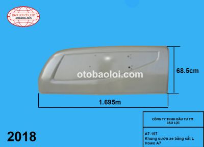 Khung sườn xe bằng sắt L Howo A7