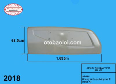 Khung sườn xe bằng sắt R Howo A7