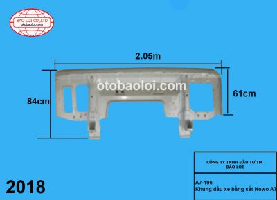Khung đầu xe bằng sắt Howo A7