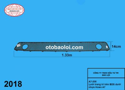 Lưới trang trí  trên BDS dưới nhựa Howo A7