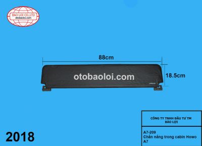 Chắn nắng trong cabin Howo A7