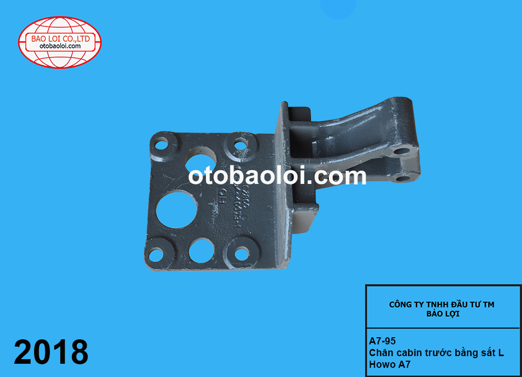 Chân cabin trước bằng sắt L Howo A7
