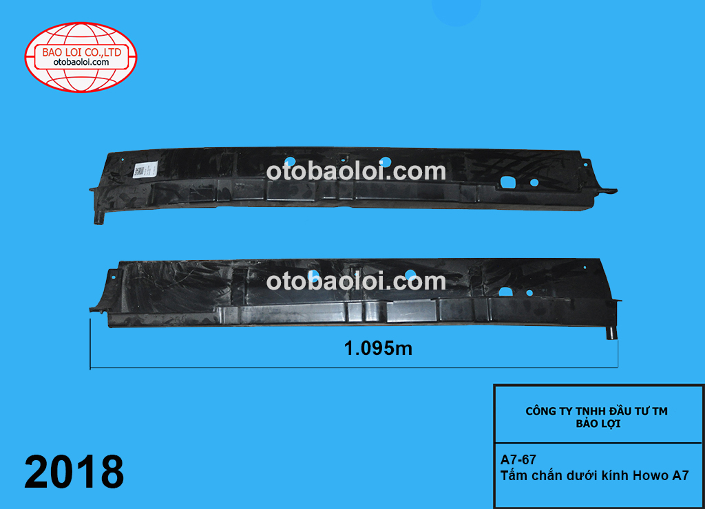 Tấm chắn dưới kính Howo A7