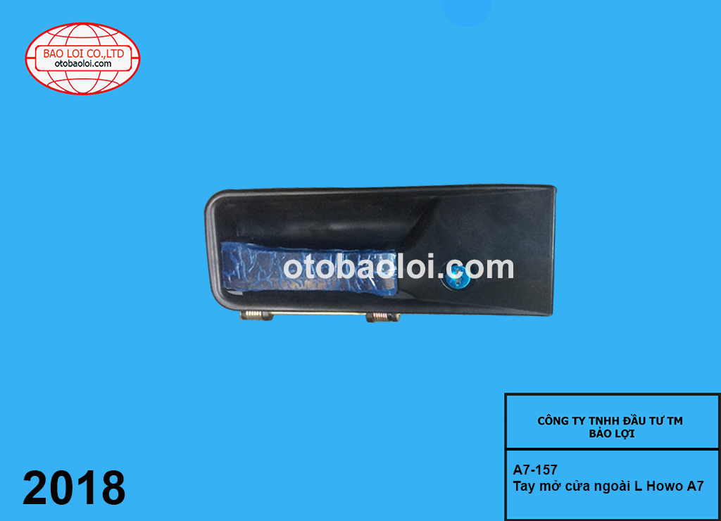 Tay mở cửa ngoài L Howo A7