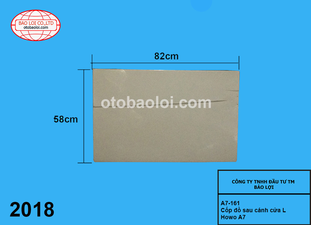 Cốp đồ sau cánh cửa L Howo A7