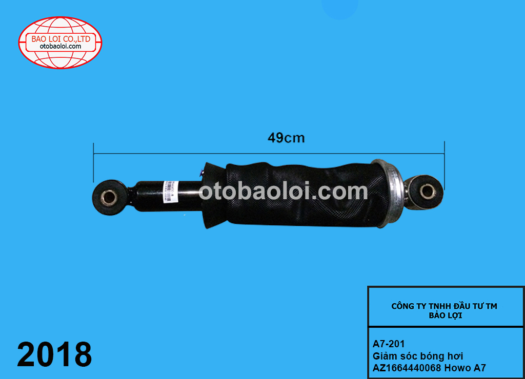 Giảm sóc bóng hơi sau AZ1664440068 Howo A7